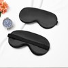 Sleep Mask Black - 100% Light Blocking, Ultra Soft Eye