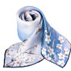 ANDANTINO 100% Pure Mulberry Silk Small Square Scarf -21'' x