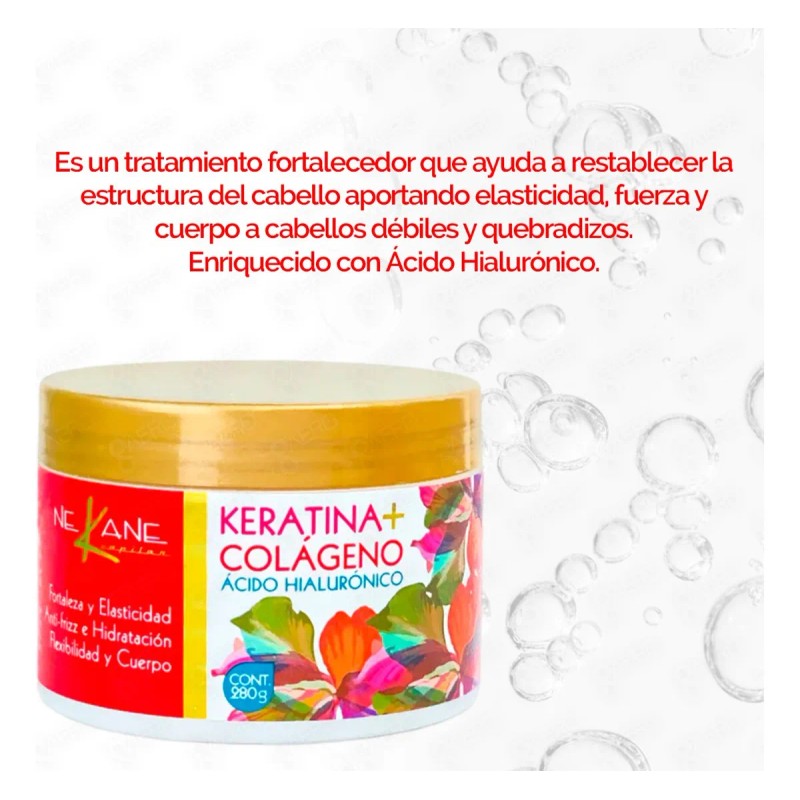 Nekane ® Tratamiento Keratina Cabello Seco Hidrata Antifrizz