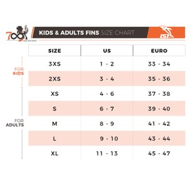 IST Velox snorkeling fins - Pink (2XS)