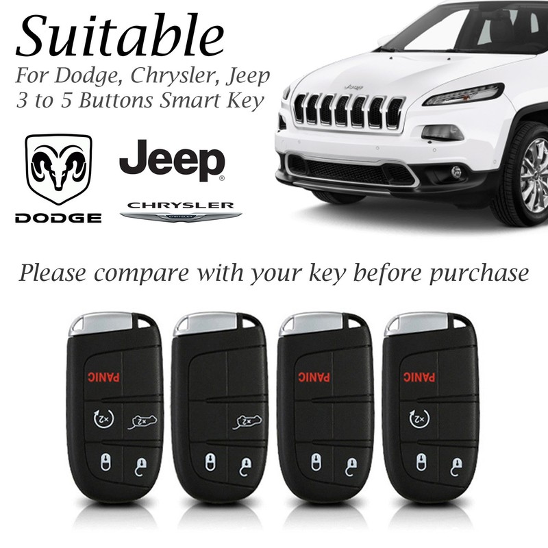 Vitodeco Genuine Leather Smart Key Keyless Remote Entry Fob Case