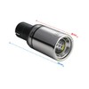 Ulter Sport Exhaust finisher - Round Ø80mm - Length 80mm