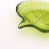 Tomo Corporation Glass Leaf Plate, Lime Green