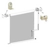 Universal Replacement Installation Accessories for Indoor/Outdoor Sunshade and Roller Blinds(Crodless