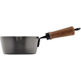 Pearl Metal HB-5429 Iron One-Handed Tempura Pot, 5.5 inches (14 cm), Petite