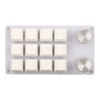 Mini 12 Key Keypad with 2 Knob Blue Switch DIY