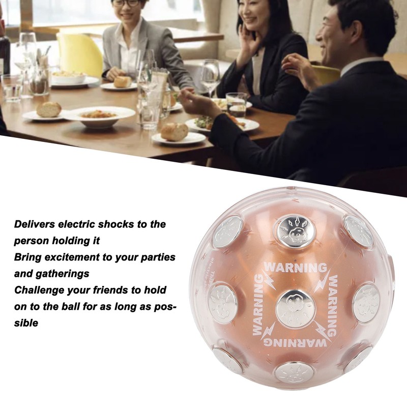 Electric Shocking Ball Automatic Turn Off Funny Interactive Trick Vibrating