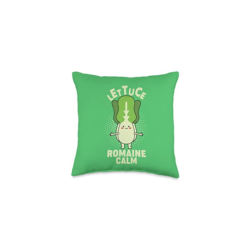 Lettuce Romaine Calm Throw Pillow