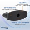 RecPro RV Ladder Replacement End Caps with Hardware | 2