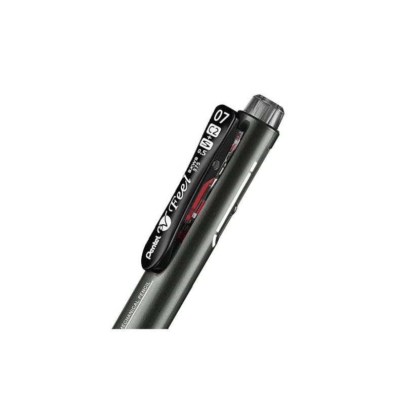 Pentel vFeel 3-in-1 Multifunction Ballpoint Pen And Pencil Black And