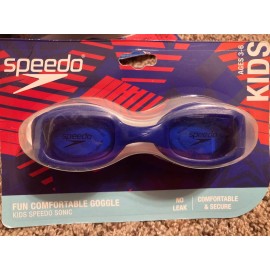 Speedo Kids Speedo Googles Blue Fun No Leak Comfort Sonic Swim UV Protection Age 3-6