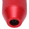 Adjustable Drill Stop Collar Aluminum Alloy Red Anti Slip Nylon