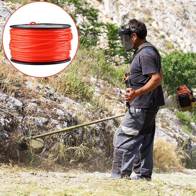 A ANLEOLIFE 3-Pound Commercial Square .155-Inch-by-280-ft String Trimmer Line in