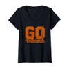 Womens Maxwell Public Wildcats GO! School Pride V-Neck T-Shirt