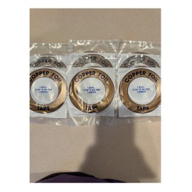 EDCO 6 Rolls EDCO 3/16" 1.25 mil Foil for Stained Glass - New Stock