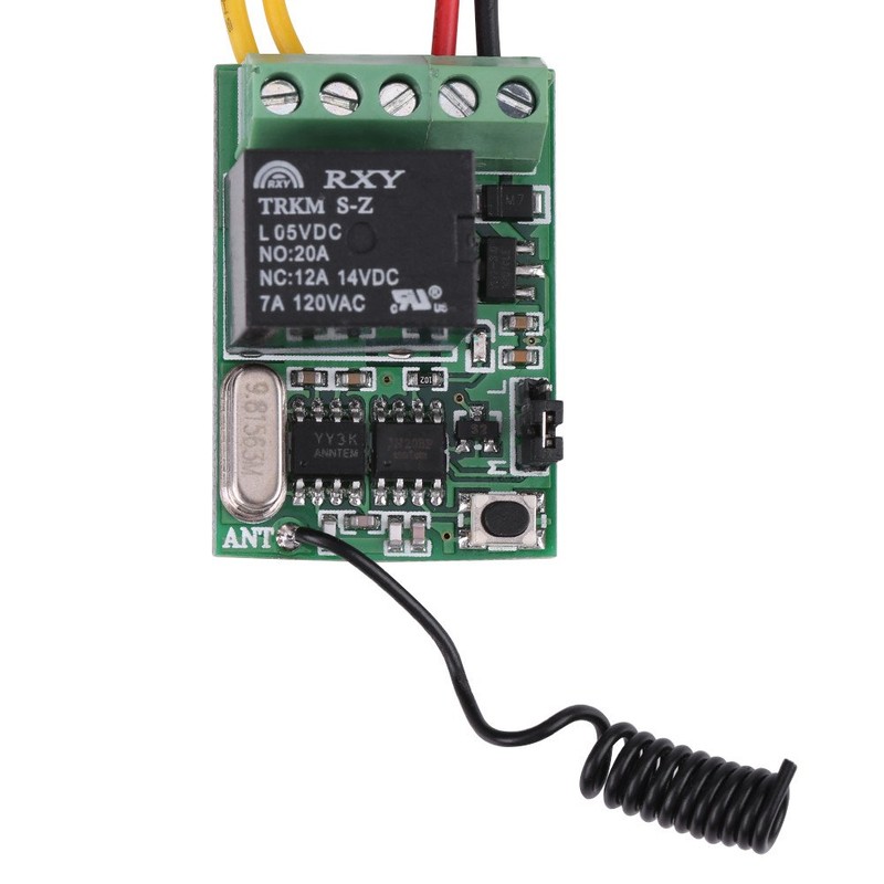 Relay Switch Kit, DC 4V 5V 6V7.4V 9V 12V Wireless