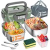 IFENROL Electric Heated Lunch Box 100W - 3-IN-1 Fast Heating