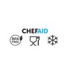 Chef Aid Clear Plastic Bath Organiser with Suction Pads, Perfect