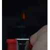 2X Techno Refillable"Green" Dual Lighter, Soft and Windproof Flame