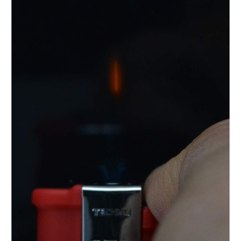2X Techno Refillable"Green" Dual Lighter, Soft and Windproof Flame