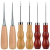 ANBOO 6PCS Bradawl Tool for Wood, Gourd Shape Awl Tool