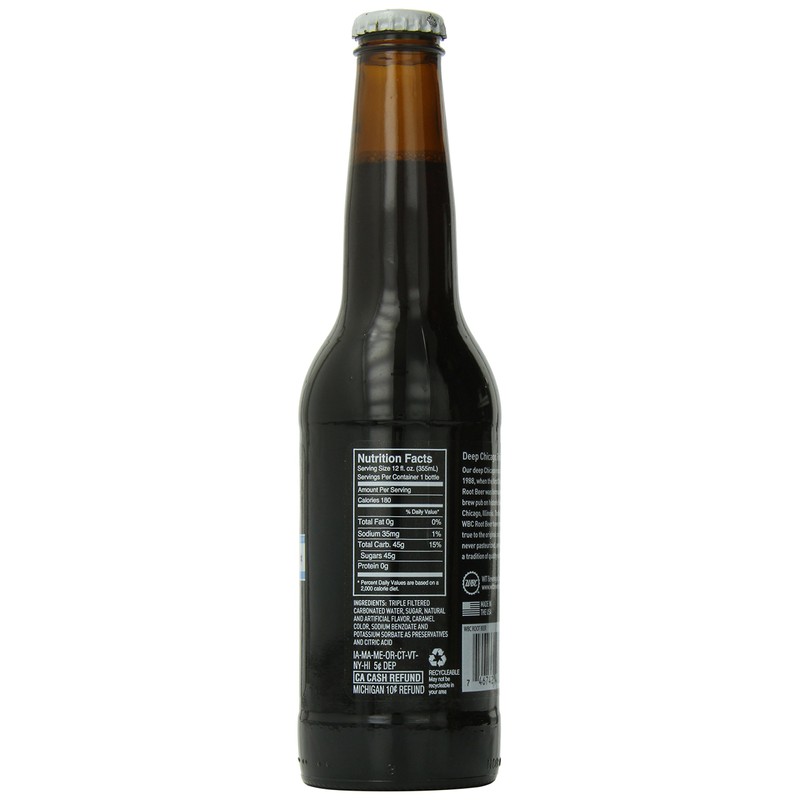 WBC/Goose Island Craft Soda Root Beer, 12 Ounce (Pack of