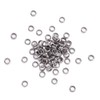 Kissitty - abalorio espaciadoras de acero inoxidable, Stainless Steel Ring-4mm
