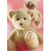 Schaffer 2181 Plüsch Teddybär Luca, 26 cm, Hellbraun