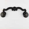 MuDuJia 10-Pack 4.5" Hole Spacing Dark Antique Bronze Bail Drawer