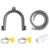 Rumyve Washing Machine Drain Hose Extension Kits,1m Long Drain Hose