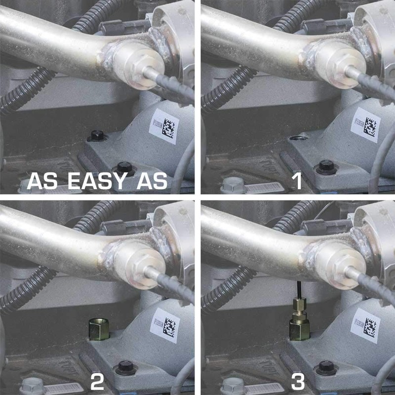 GlowShift Turbo Boost Bolt Adapter Compatible with 6.7L Dodge Ram
