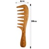 Rufiys Neem Wood and Rosewood Comb for Women & Men