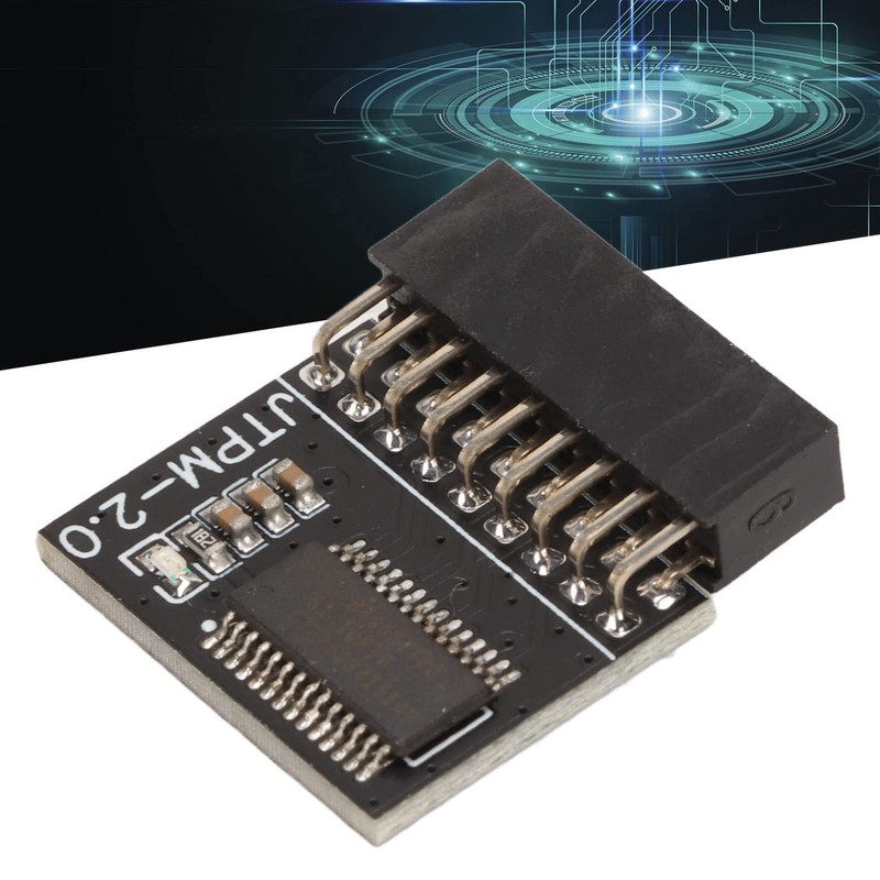 TPM2.0 Module,Secure Storage 18 Pin TPM2.0 Encryption Security Module,Reserved Memory