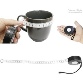 Tape Measure, One-Touch Winding Button, Automatic Tape, Lightweight, Compact, Slim, Roll Measures, Portable Tape, Ruler, Double-Sided Scale, 78.7 inches (200 cm) / 80 inches, Rotary Measures, Auto