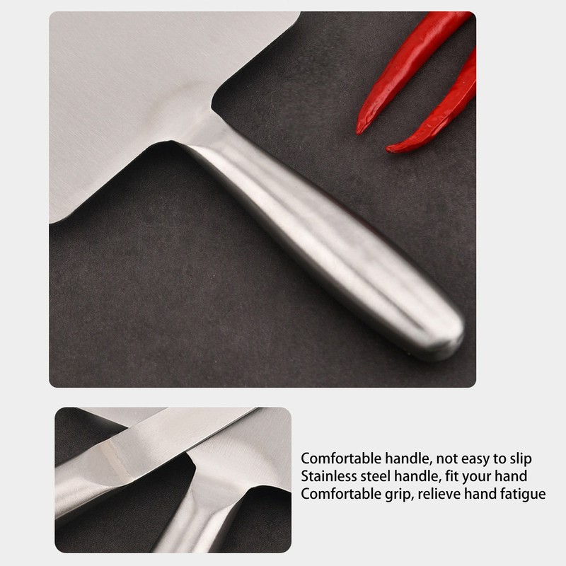 Food Scraper with Picking Stick Stainless Steel Dough Scraper Multipurpose