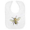 Azeeda 'Honey Bee' Soft Cotton Baby Bib (BI00058971)