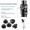 Knpwer Pack of 10 M10 Star Grip Nuts, Star Grip,