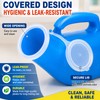 Urinal Bottles for Men – 1200mL Thick Plastic Urine Containers