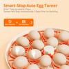 18 Egg Incubator, Automatic and Adjustable Egg Turning, Egg Candler,