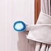 4 Pcs Unique Agate Blue Coat Hooks - Wall Mounted