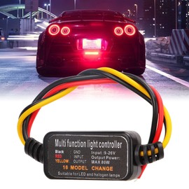 4pcs DC9 26V LED Brake Light Blink Strobe Controller Rear Light Blink Controller 16 Modes Adjustable for Car Motorcycle
