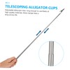 TEHAUX 1set Telescopic Alligator Clips Durable Clamps for Cards Signs