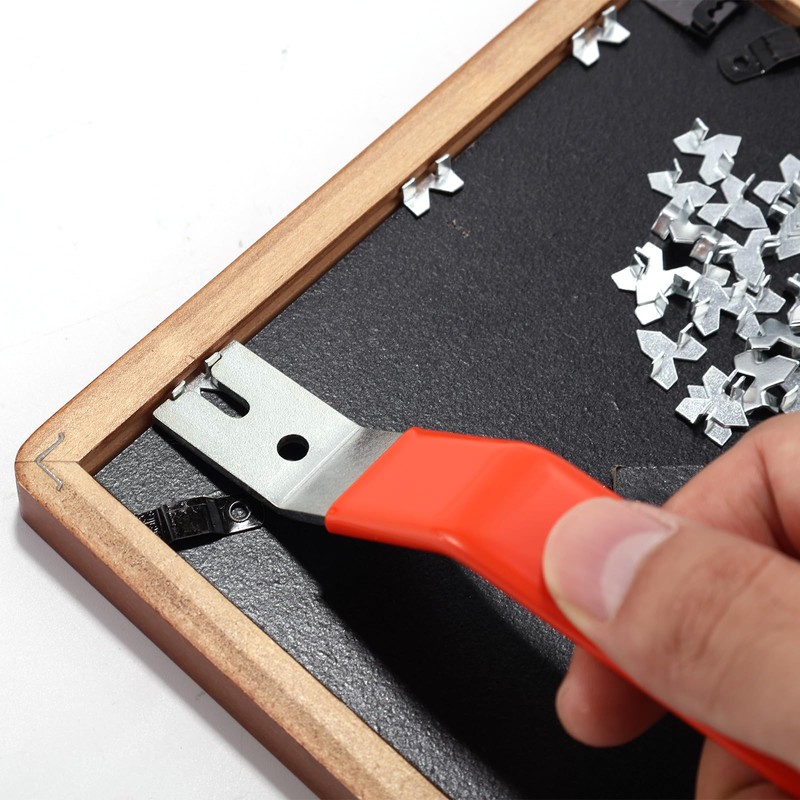 Glazier Point Driver Tool with 150 Push Points, Picture Frame