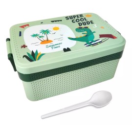 Lecute Lonchera 2 Pisos Escolar Oficina Lunch Kawaii Libre Bpa