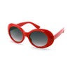 V.W.E. Vintage Sunglasses UV400 Bold Retro Oval Mod Thick Frame