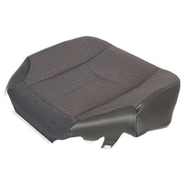 ECOTRIC Front Driver Side Bottom Seat Cover Compatible with 2003-2007 Chevy Silverado 1500 2500 3500 1500HD 2500HD Seat Cushion Protector Cloth Cover Left Hand Dark Gray