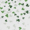 Jbralid Happy St Patrick's Day Clover Shower Curtain Green Shamrock