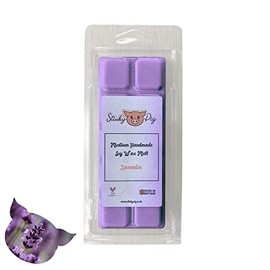 Medium Wax MELT Clamshell BAR - Snap Tart Handcrafted Soy Wax Vegan Long Lasting Highly Scented Handmade Wax Melts (Lavender)