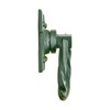 7" Wrought Iron Door Latch Lock Set Ring Pull Two-Way
