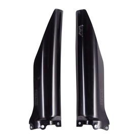 Acerbis Lower Fork Cover Set Black - Fits: Kawasaki KX250F 2004-2005